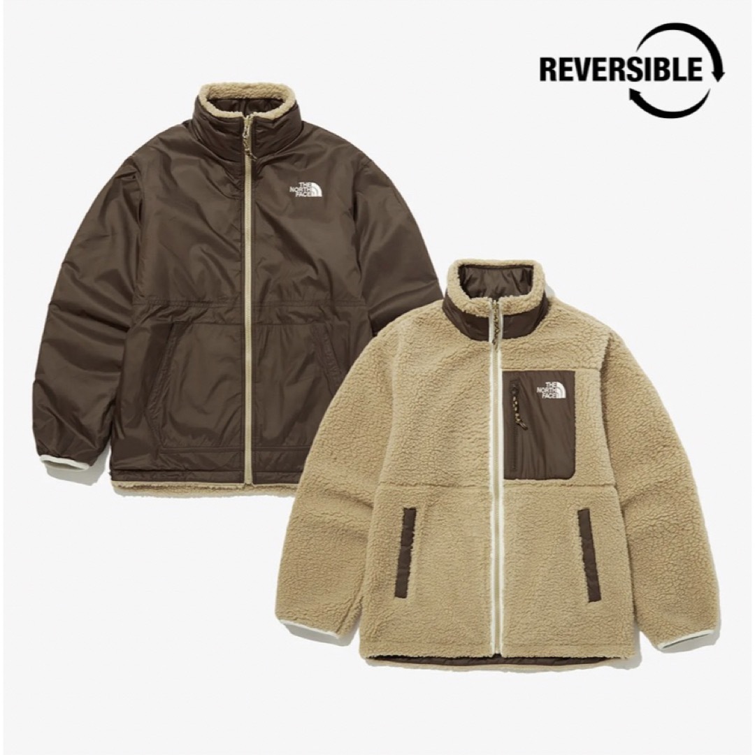 THE NORTH FACE(ザノースフェイス)のノースフェイス プレイグリーン リバーシブル キャメル メンズのジャケット/アウター(ブルゾン)の商品写真