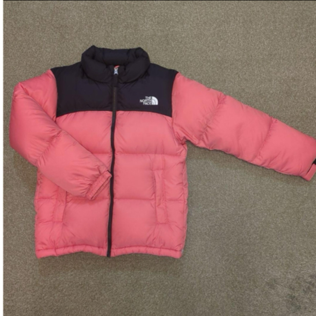 THE NORTH FACE(ザノースフェイス)のノースフェイス　ヌプシ　ダウン　ピンク　150センチ キッズ/ベビー/マタニティのキッズ服女の子用(90cm~)(ジャケット/上着)の商品写真