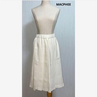 マカフィー(MACPHEE)のMACPHEE  マカフィー　ロングプリーツスカート　ウール混(ロングスカート)