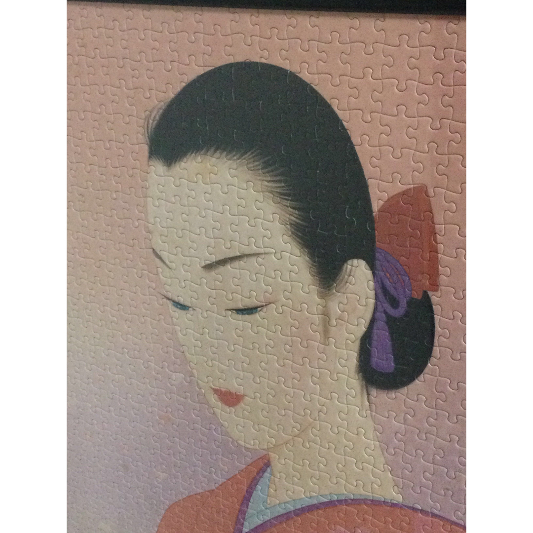 1000ピース ジグソーパズル 想(おもい) 鶴田一郎 美人画 1000ピース ジグソーパズル 想(おもい) 鶴田一郎 美人画