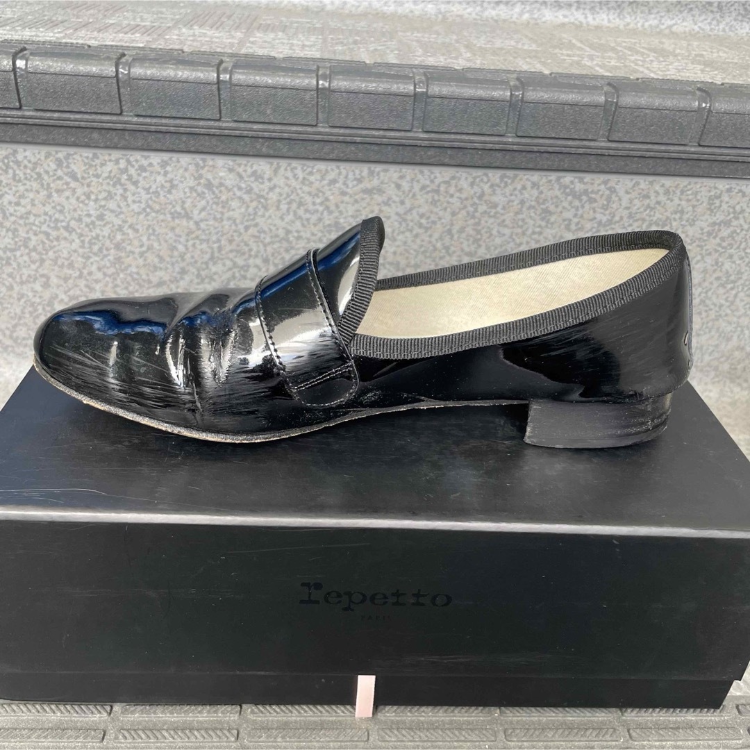 repetto - <24時間以内に発送！>repettoパテントレザー38 23.5