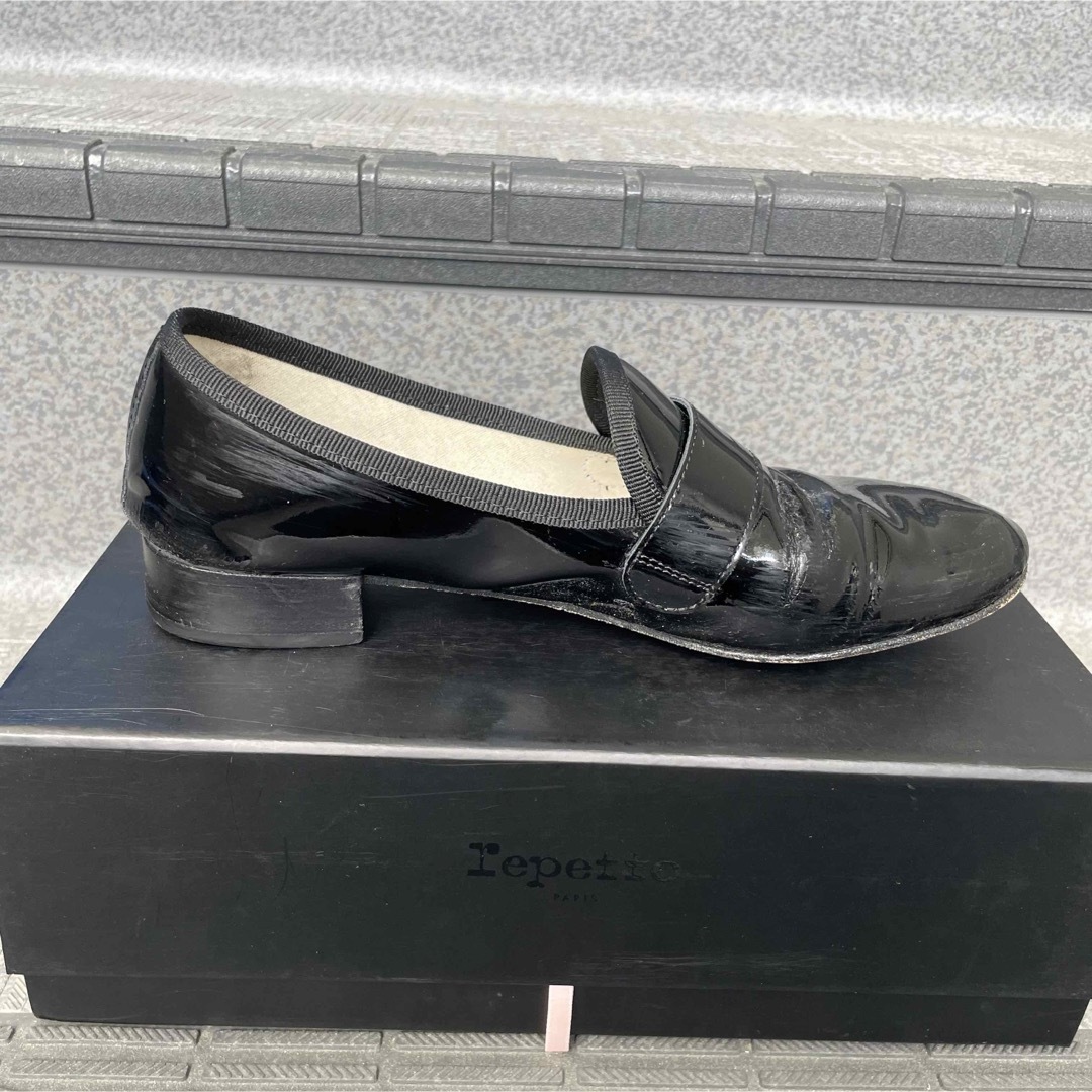 repetto - <24時間以内に発送！>repettoパテントレザー38 23.5