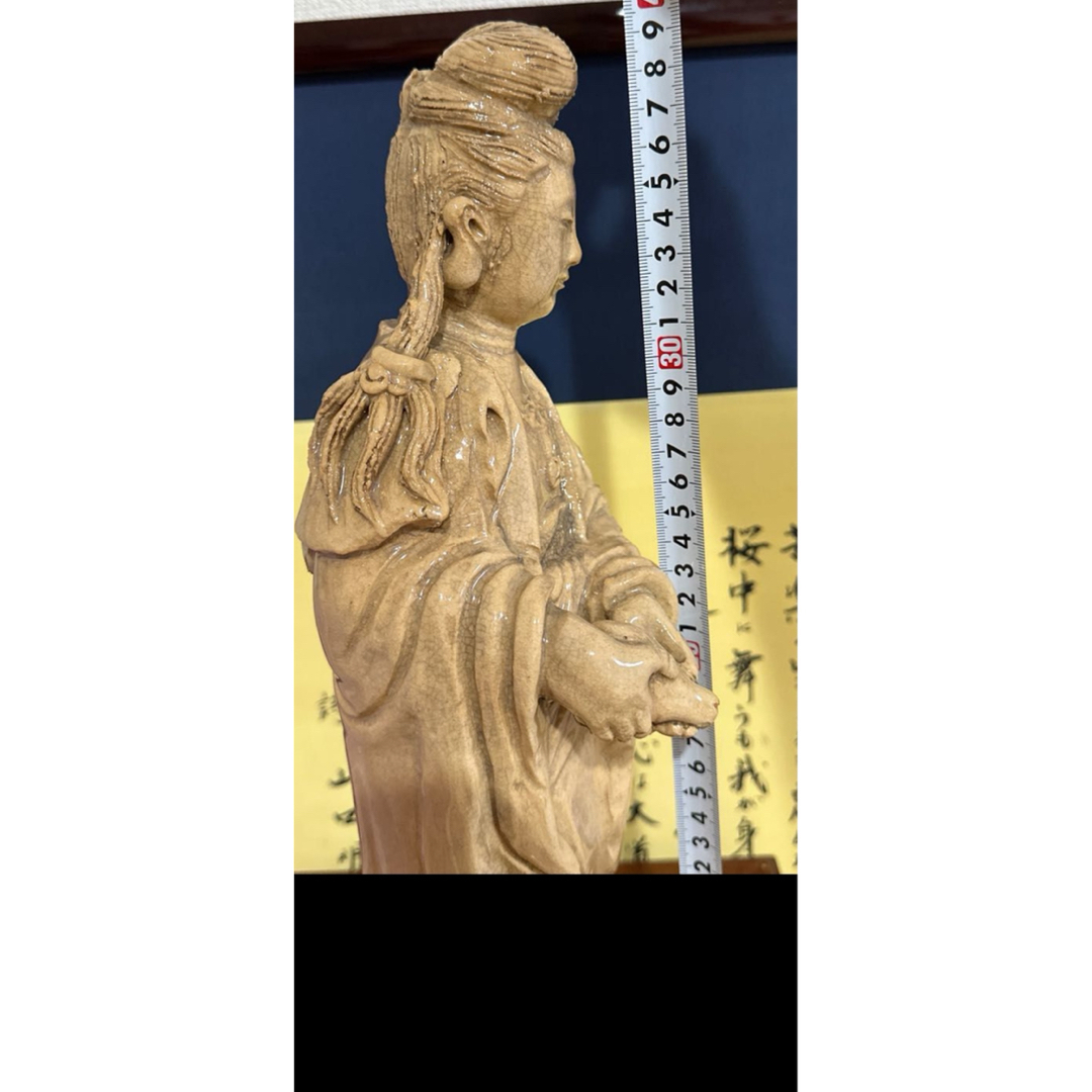 海外輸入 骨董品 仏教美術 古美術 中国美術 時代物 観音様 守り神