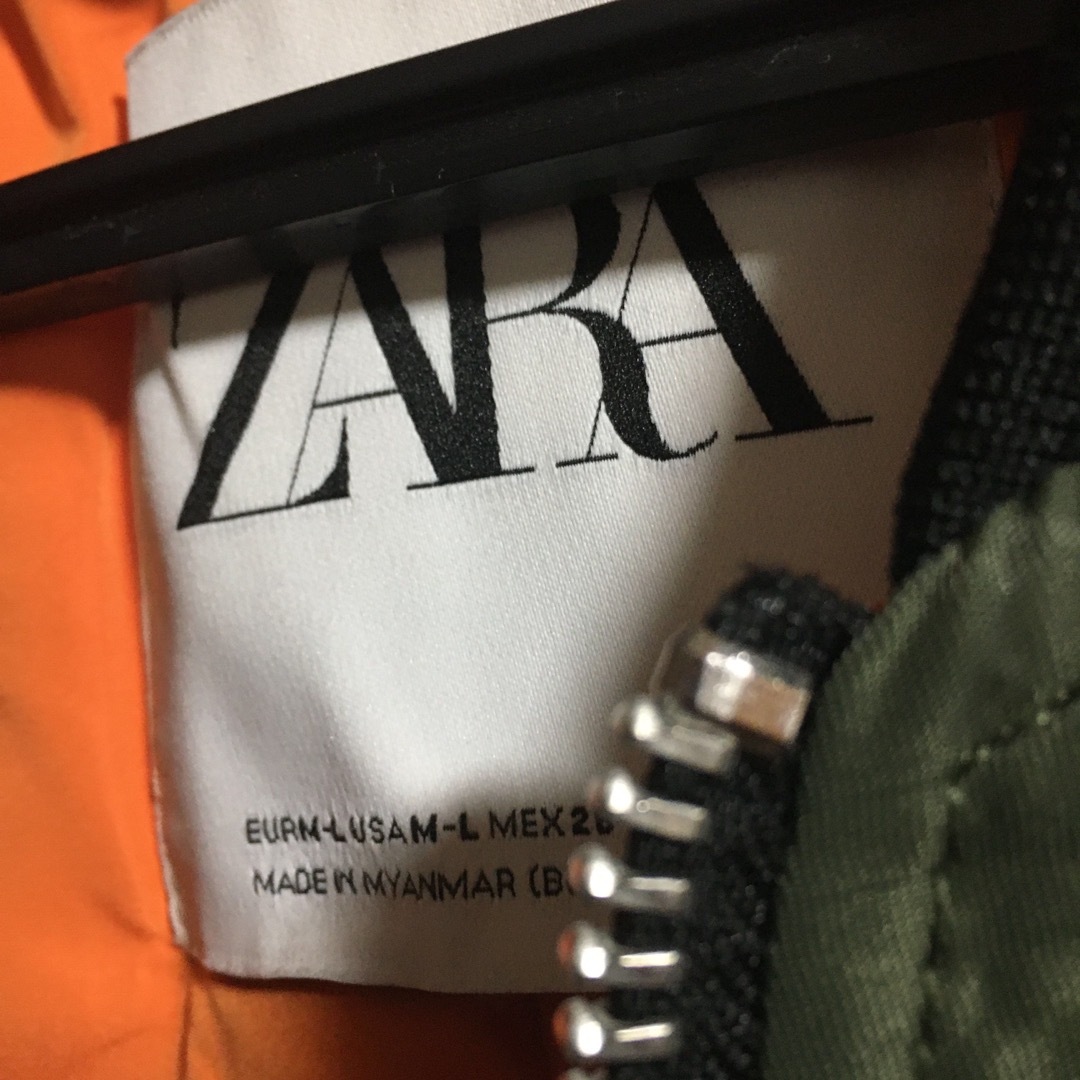 ZARA(ザラ)のザラ  ロングボンバー　　　　　　　　　 レディースのジャケット/アウター(ブルゾン)の商品写真