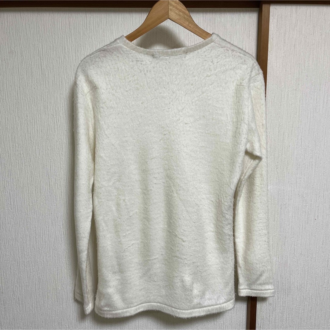 FranCisT_MOR.K.S. REVERSE SHAGGY KNIT67cm袖丈