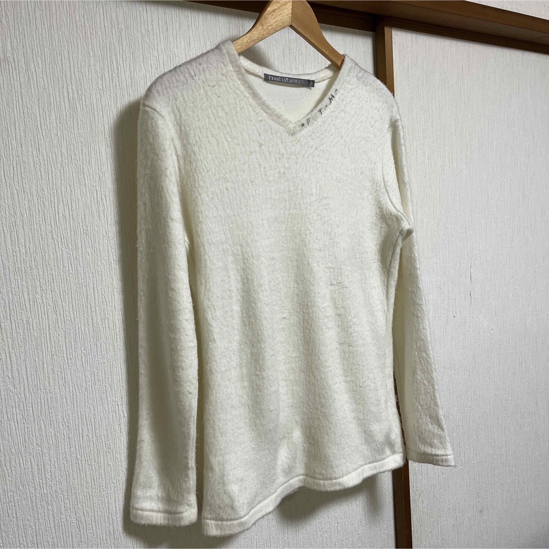 FranCisT_MOR.K.S. REVERSE SHAGGY KNIT67cm袖丈