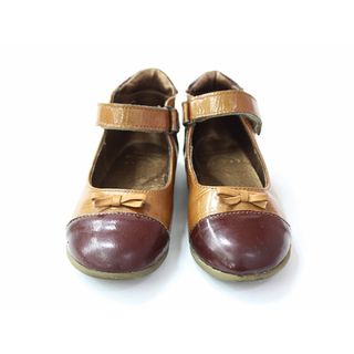 【秋物 新入荷!】■アルカ/ALKA■17cm ストラップシューズ/靴 茶【中古】子供 キッズ kids 女の子 秋冬 920132(その他)