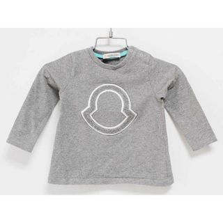 ‡モンクレール/Moncler‡80cm-85cm 長袖Tシャツ/長袖カットソー/ロンT グレー【中古】子供服 キッズ kids ベビー服 baby 男の子 女の子 秋冬 010132