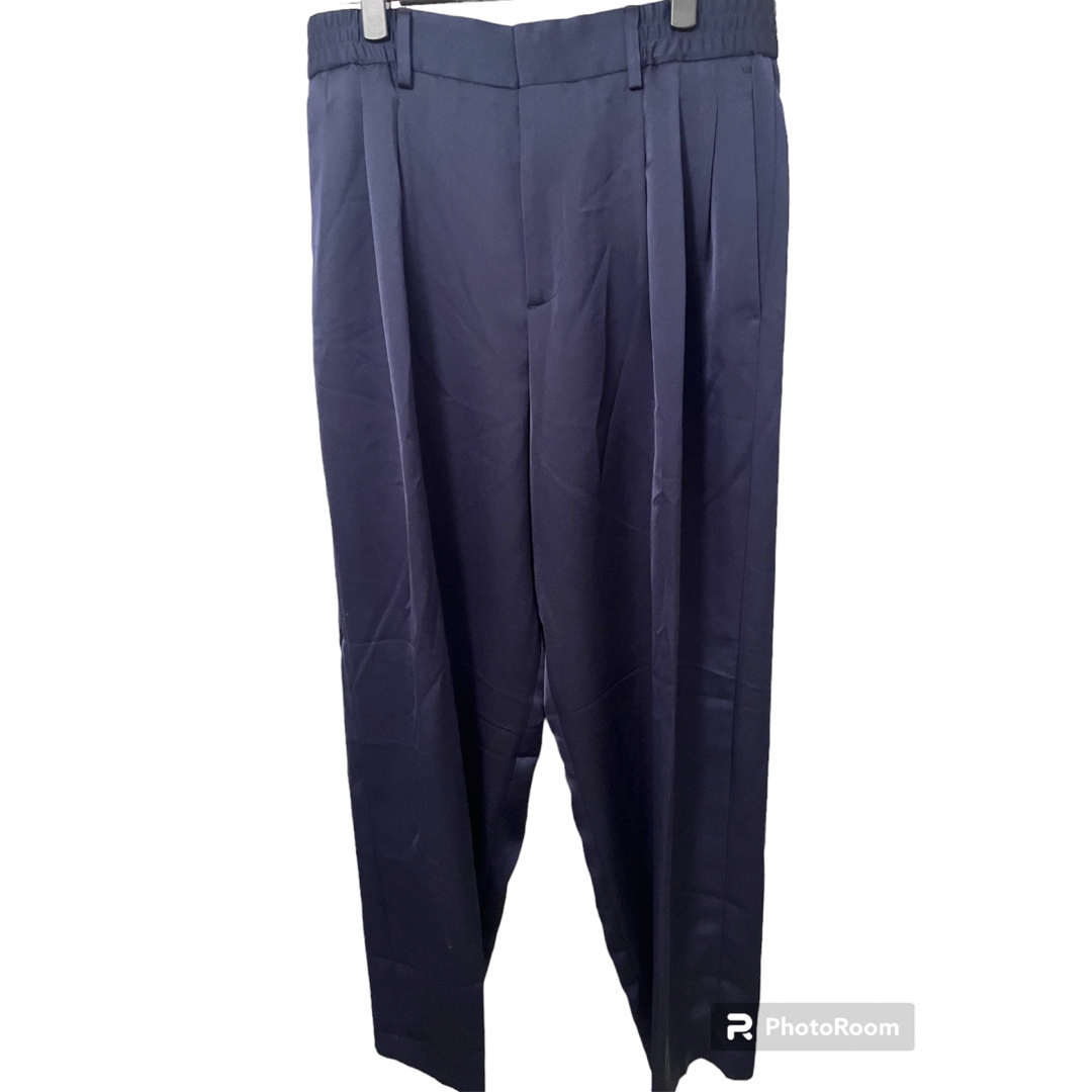 ZARA(ザラ)のZARA ザラ SATIN EFFECT PLEATED WIDE  PANTS メンズのパンツ(スラックス)の商品写真