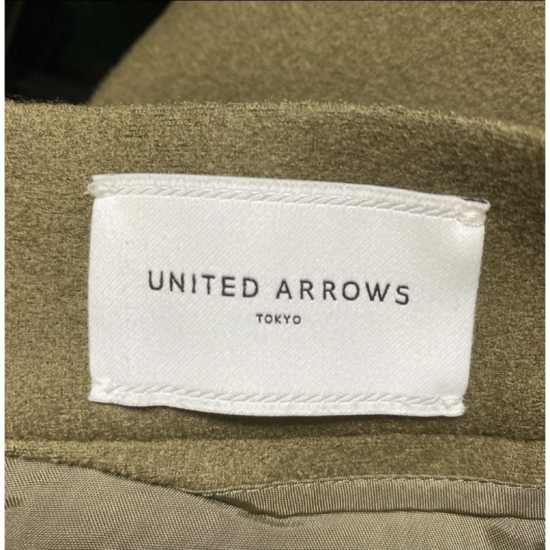 UNITED ARROWS(ユナイテッドアローズ)のユナイテッドアローズ Aライン スカート カーキ 36 レディースのスカート(ひざ丈スカート)の商品写真