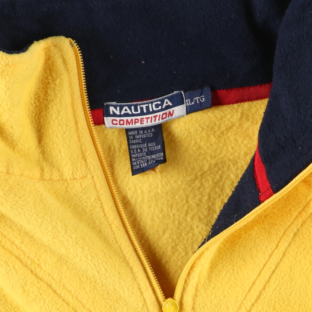 NAUTICA(ノーティカ)の古着 90年代 ノーティカ NAUTICA フリースプルオーバー USA製 メンズXL ヴィンテージ /eaa397072 メンズのジャケット/アウター(その他)の商品写真