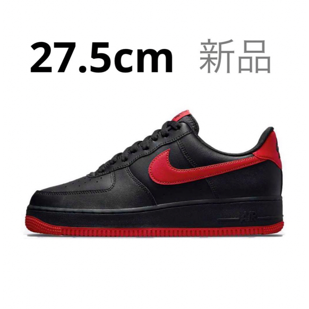 靴/シューズ【完売品】NIKE AIR FORCE 1 '07  BLACK／RED