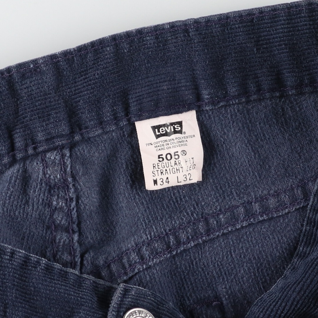 リーバイス Levi's 505 コーデュロイパンツ メンズw34 /eaa394084W34L32ウエスト