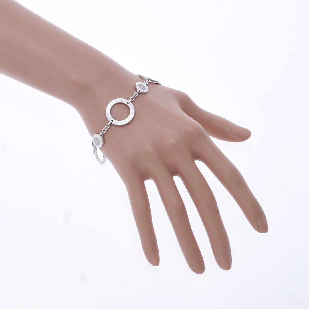 BVLGARI(ブルガリ)の中古 ブルガリ BVLGARI 343410 レディース ブレスレット K18ホワイトゴールド ダイヤモンド レディースのアクセサリー(ブレスレット/バングル)の商品写真