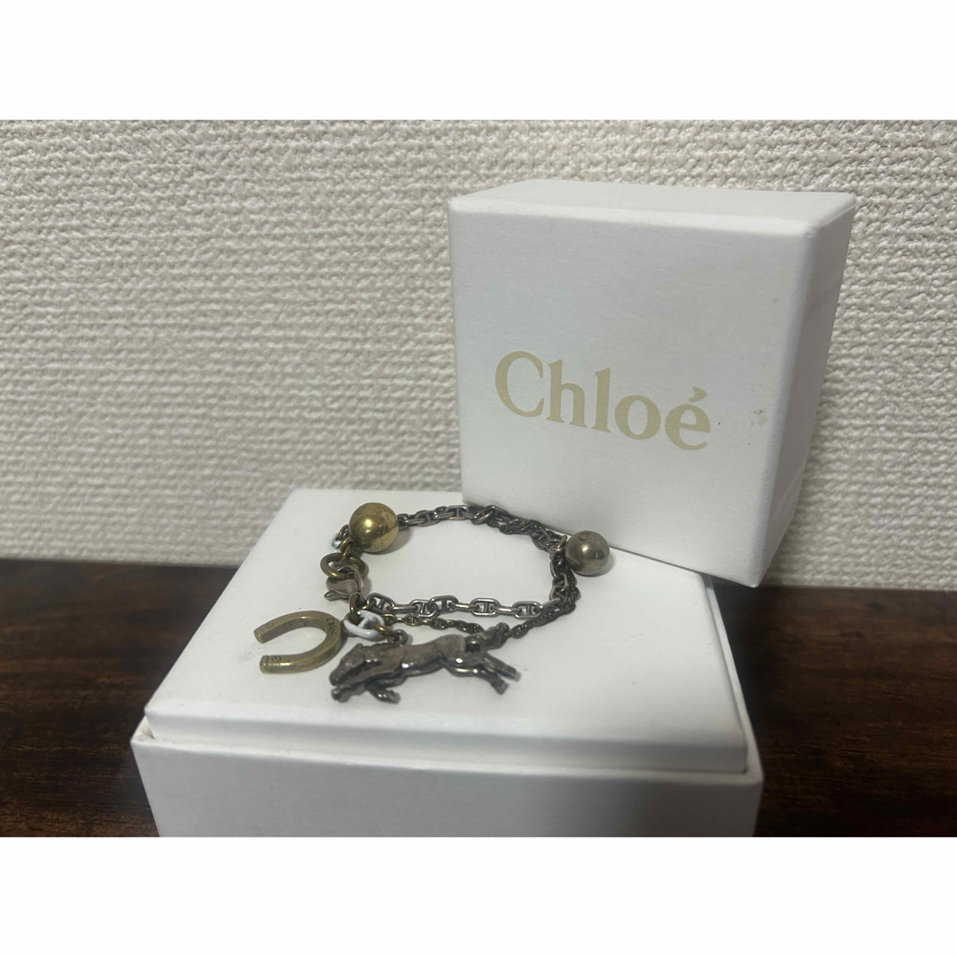 Chloe(クロエ)のChloe Chloe ブレスレット 馬　蹄鉄 レディースのアクセサリー(ブレスレット/バングル)の商品写真