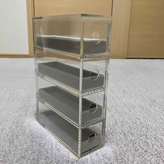 ムジルシリョウヒン(MUJI (無印良品))の【無印】アクリル メガネケース ベアロ仕切り付き(ケース/ボックス)