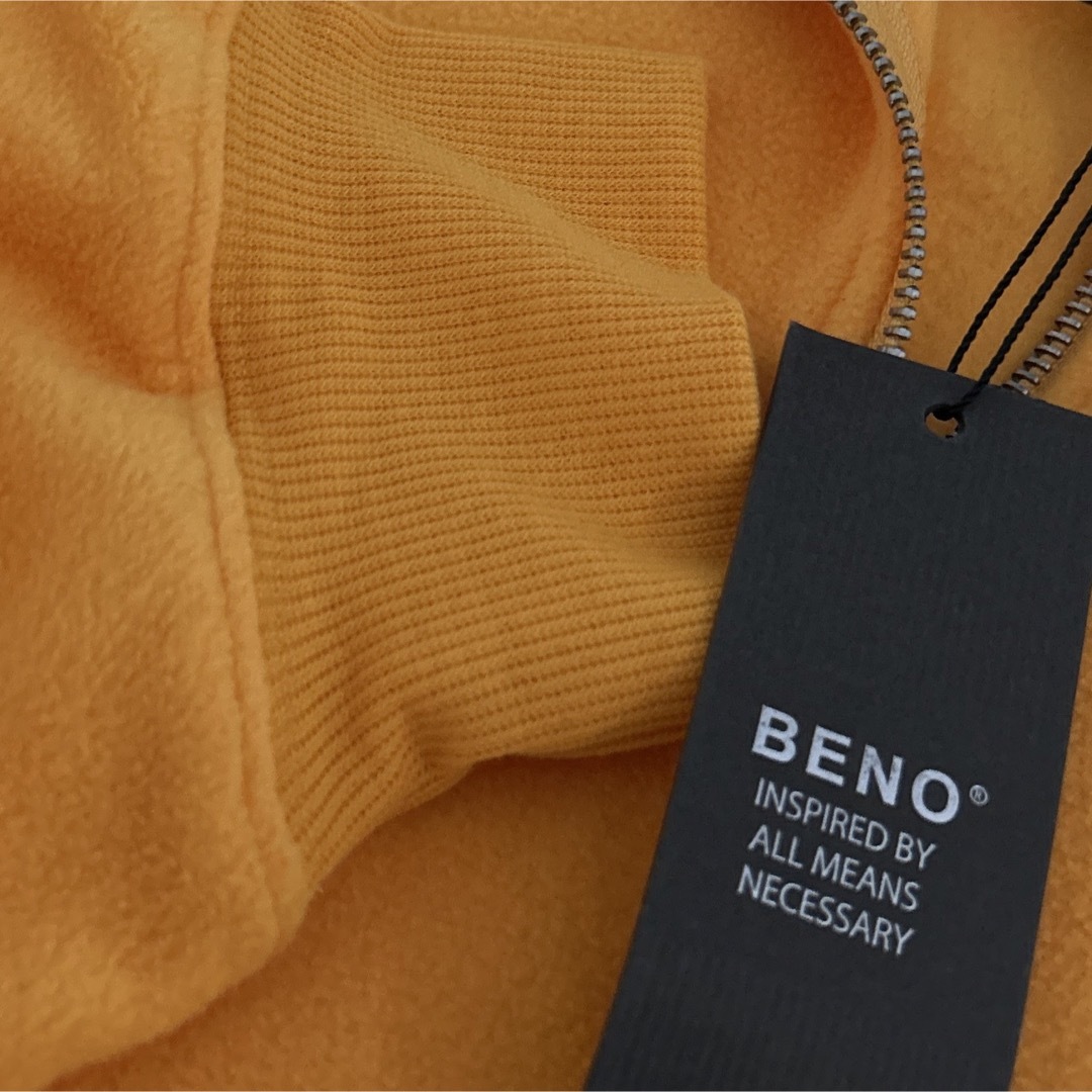 BENO(ビーノ)の訳あり　BENO ビーノ　ハーフジップトレーナー　フリース　スウェット　パーカー メンズのトップス(パーカー)の商品写真