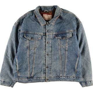 リーバイス(Levi's)の古着 90年代 リーバイス Levi's 70617-4891 デニムジャケット Gジャン USA製 メンズXXL ヴィンテージ /eaa396110(Gジャン/デニムジャケット)