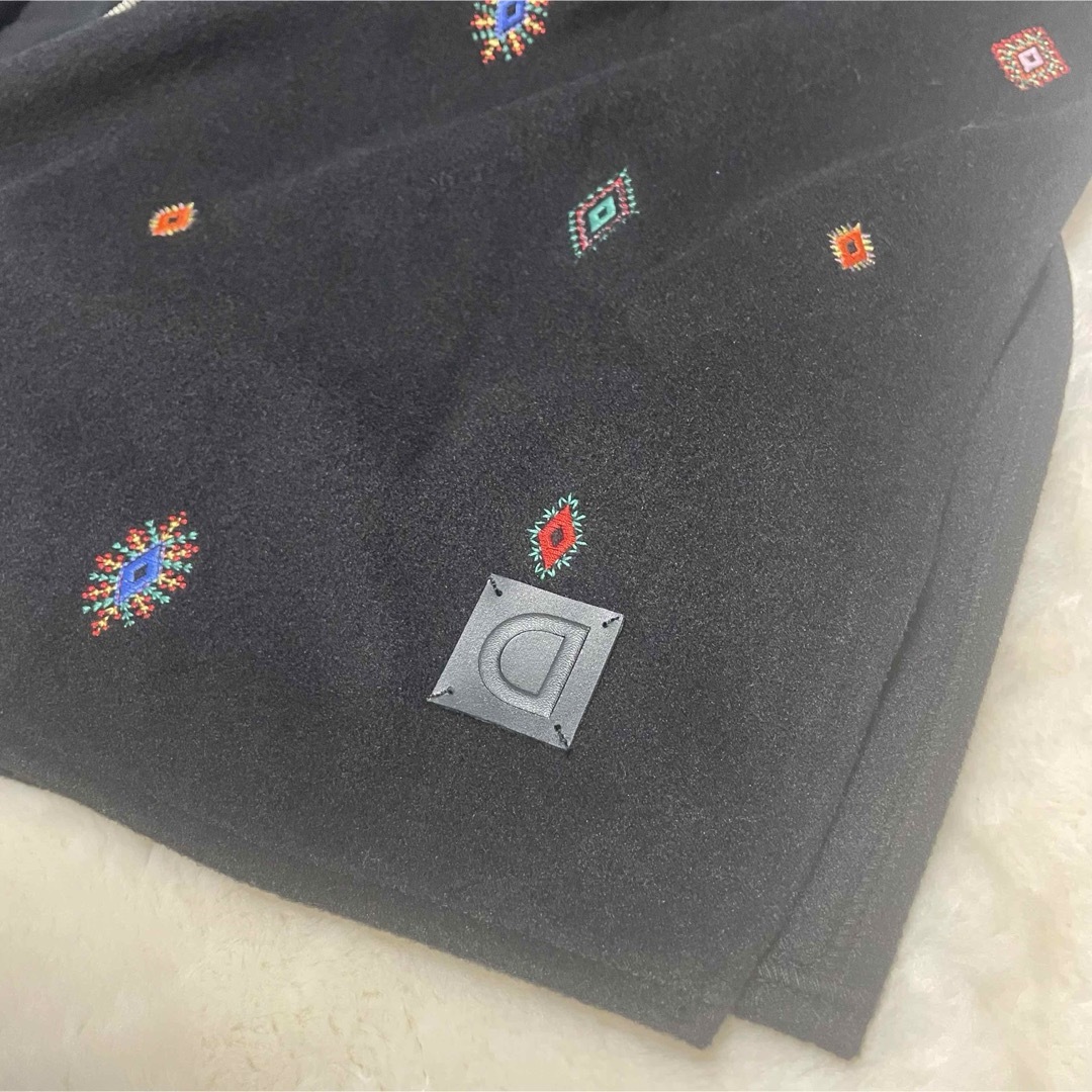 DESIGUAL(デシグアル)のデシグアル  刺繍とファスナー付きポンチョ レディースのジャケット/アウター(ポンチョ)の商品写真