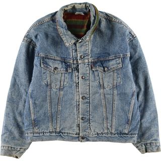 リーバイス(Levi's)の古着 90年代 リーバイス Levi's デニムジャケット Gジャン USA製 メンズL ヴィンテージ /eaa396113(Gジャン/デニムジャケット)