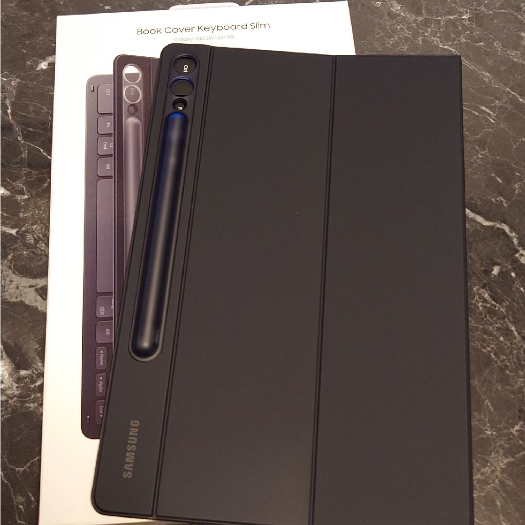 Galaxy tab s9+ book cover keyboard slimキーボード