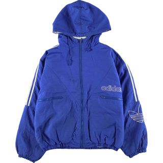 アディダス(adidas)の古着 80年代 アディダス adidas 袖ロゴ 中綿パーカー パファージャケット メンズL ヴィンテージ /eaa384857(ダウンジャケット)