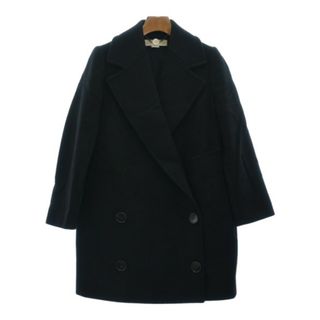 ステラマッカートニー(Stella McCartney)のSTELLA McCARTNEY チェスターコート 34(XS位) 黒 【古着】【中古】(チェスターコート)