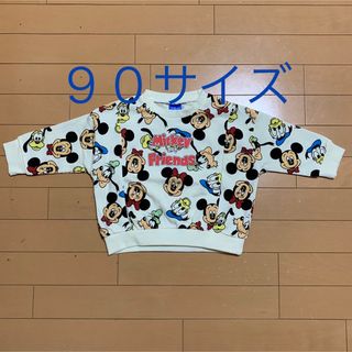 シマムラ(しまむら)のしまむら ディズニー ミッキー ミニー 総柄トレーナー (Tシャツ/カットソー)