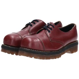 ドクターマーチン(Dr.Martens)の古着 ドクターマーチン Dr.Martens The Original 厚底 スチールトゥ 3ホールシューズ 英国製 4 レディース22.5cm /saa009533(ブーツ)