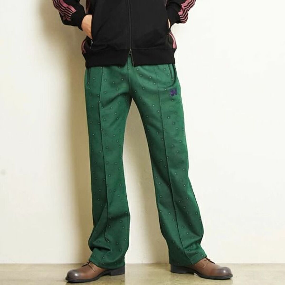 カラーグリーン新品 Needles Track Pant S グリーン 22AW 総柄 - その他