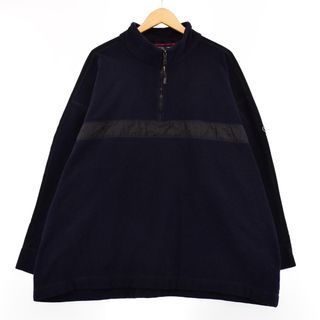 トミーヒルフィガー(TOMMY HILFIGER)の古着 ビッグサイズ 90年代 トミーヒルフィガー TOMMY HILFIGER フリースプルオーバー メンズXXXXL ヴィンテージ /eaa379615(その他)