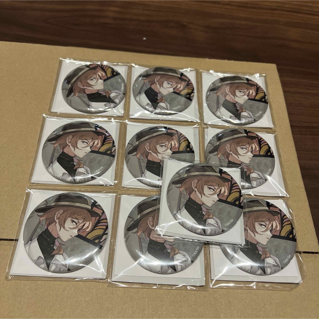 文豪ストレイドッグス 10周年 缶バッジ 中原中也 10点 文豪ストレイドッグス 10周年 缶バッジ 中原中也 10点