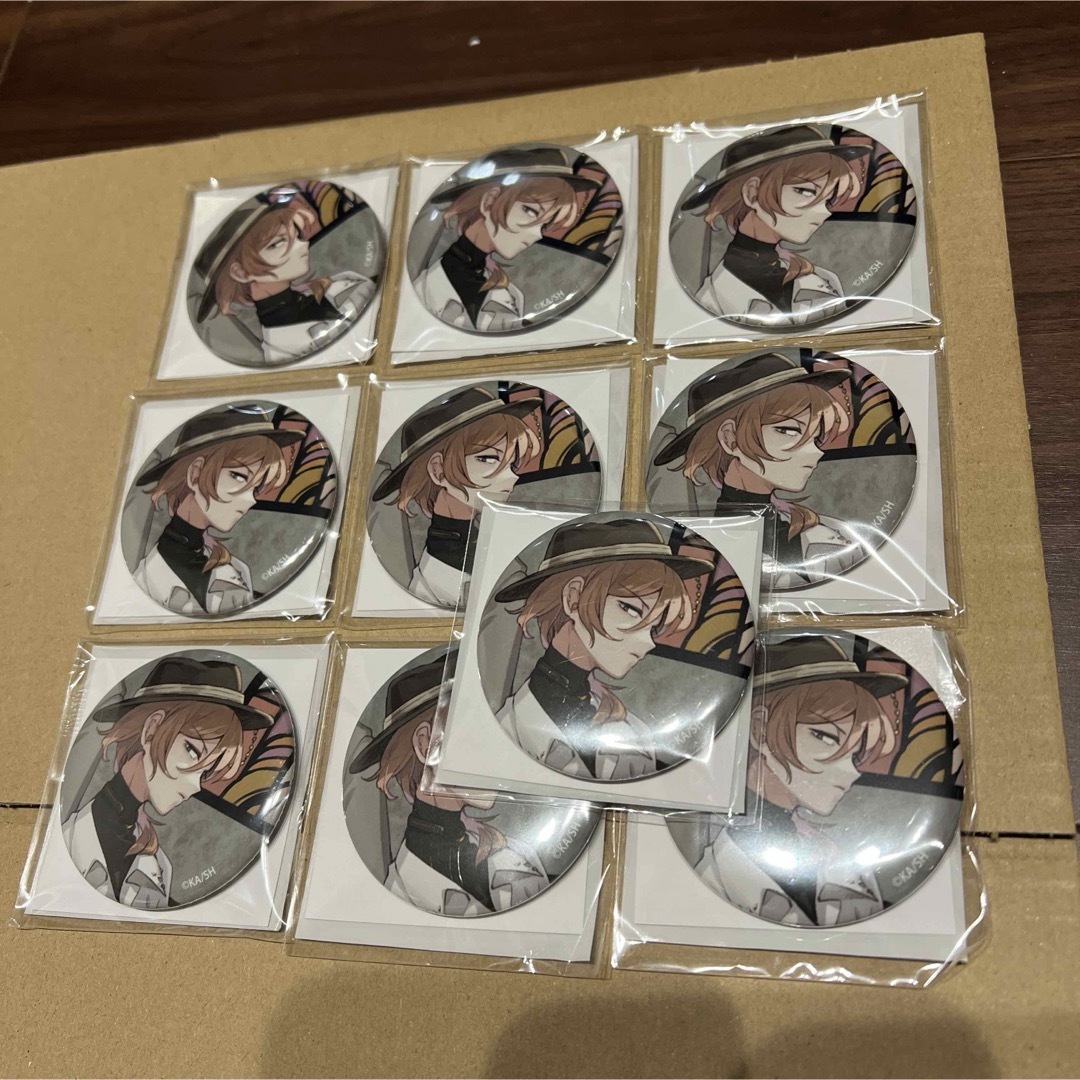 文豪ストレイドッグス 10周年 缶バッジ 中原中也 10点 文豪ストレイドッグス 10周年 缶バッジ 中原中也 10点