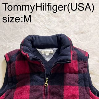 TommyHilfiger(USA)ビンテージウールダウンベスト