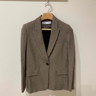 ザラ(ZARA)の【ZARA】エルボーパッチ　ウールブレンドブレザー　ジャケット(テーラードジャケット)