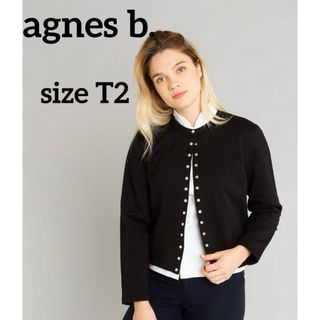 アニエスベー(agnes b.)のアニエスベー M001 CARDIGAN カーディガンプレッション カーディガン(カーディガン)