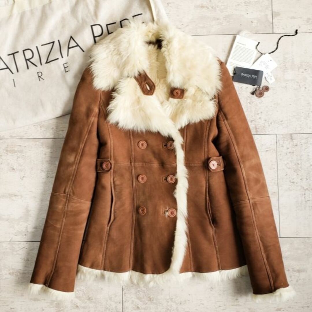 PATRIZIA PEPE - パトリツィア ペペ ☆ ムートン ジャケット コート 42