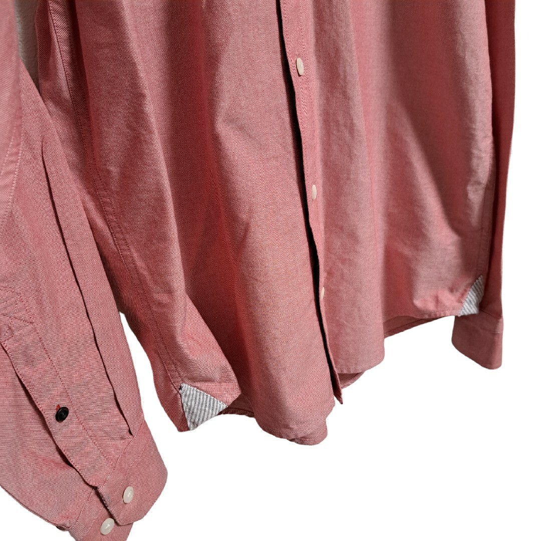 Timberland(ティンバーランド)の美品★ティンバーランド 刺繍ロゴ 光沢 長袖シャツ SLIM FIT Msize メンズのトップス(シャツ)の商品写真