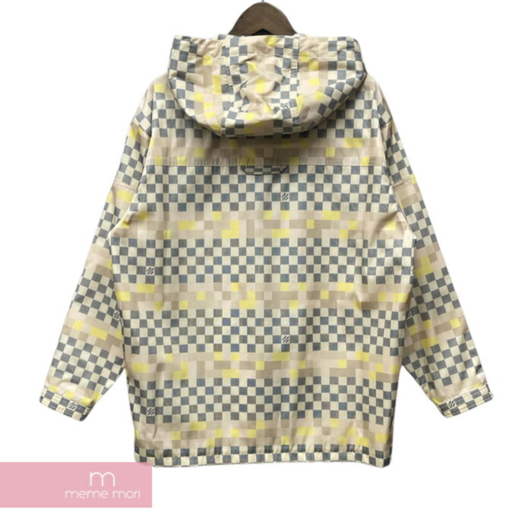 LOUIS VUITTON(ルイヴィトン)のLOUIS VUITTON 2022SS Damier Pattern Parka Jacket 1AA82W ルイヴィトン ダミエパターンパーカージャケット ナイロンブルゾン ピクセルダミエ 総柄ロゴ メタルロゴボタン ベージュ サイズ38【231126】【新古品】【me04】 メンズのジャケット/アウター(その他)の商品写真