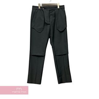 ルイヴィトン(LOUIS VUITTON)のLOUIS VUITTON 2019AW Tailored Pants RM192M HSN HHP20W ルイヴィトン テーラードパンツ スラックス モヘヤ混 デザインポケット ブラック サイズ40【231127】【中古-A】【me04】(スラックス/スーツパンツ)