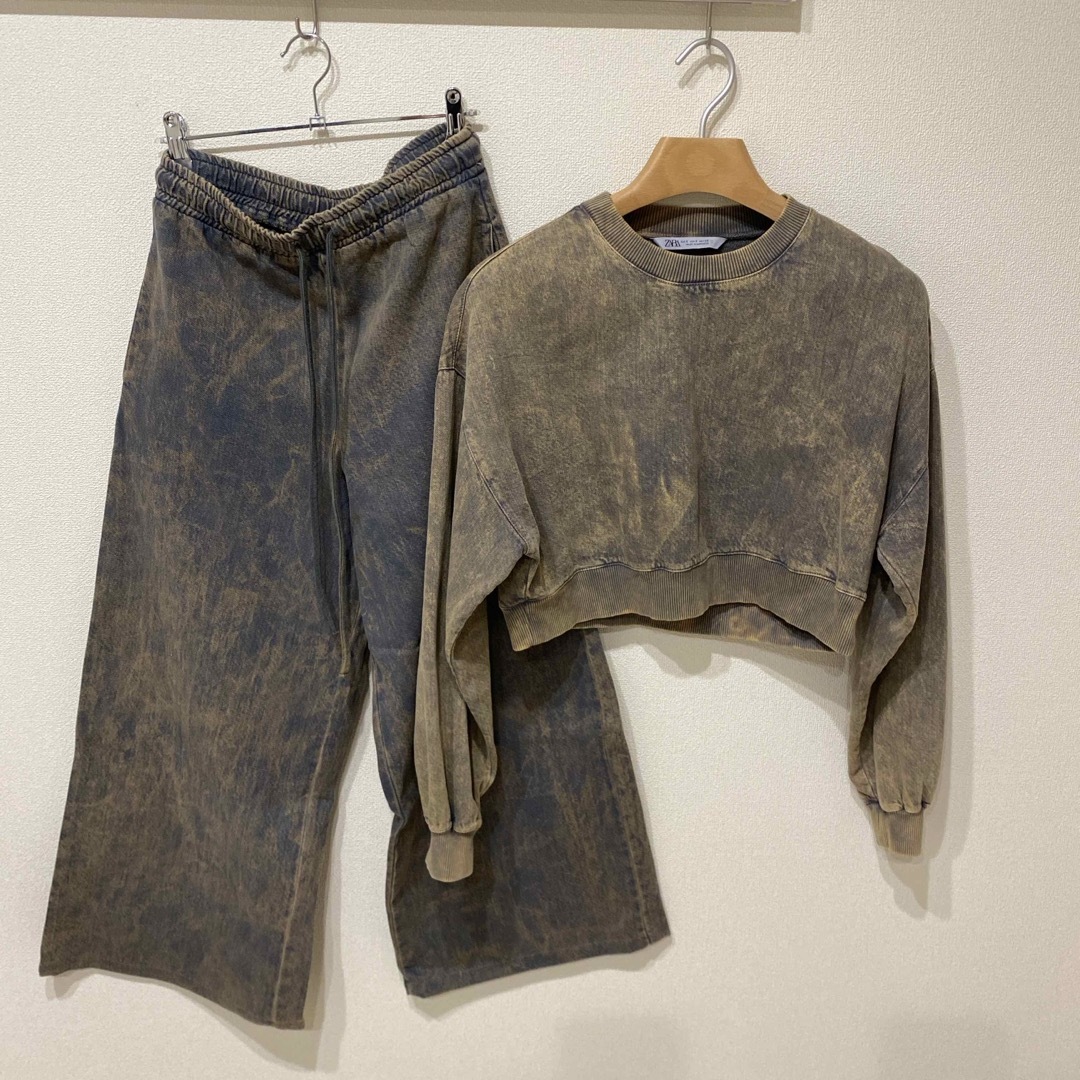 ZARA - 【ZARA】タイダイ スウェット セットアップの通販 by ZARA - 【ZARA】タイダイ スウェット セットアップの通販 by