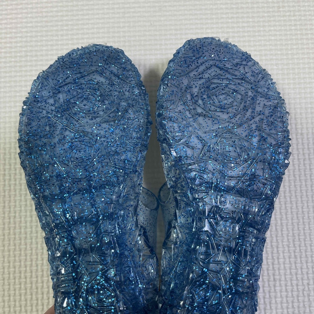 サンダル 女の子 18cm ラバーサンダル プリンセス シンデレラ 白雪姫 キッズ/ベビー/マタニティのキッズ靴/シューズ(15cm~)(サンダル)の商品写真