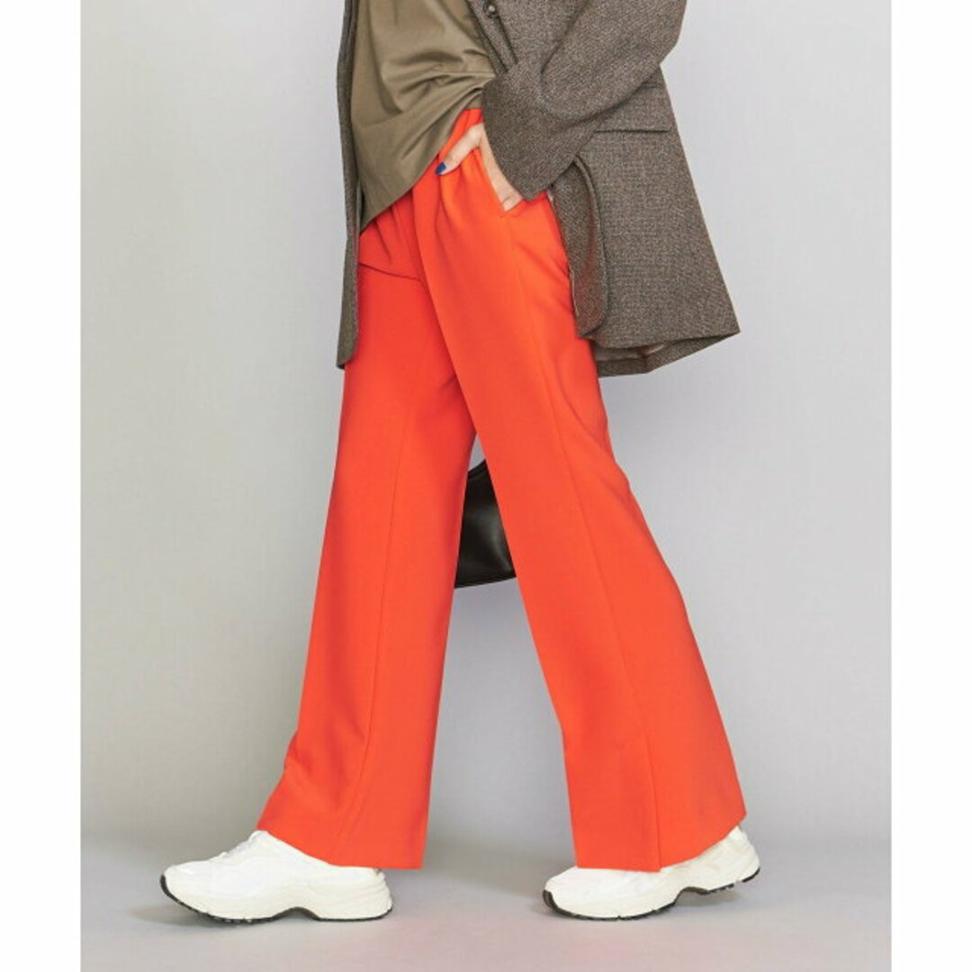 BEAUTY&YOUTH UNITED ARROWS(ビューティアンドユースユナイテッドアローズ)の【ORANGE】ダブルクロス フレア パンツ -ウォッシャブル- レディースのパンツ(その他)の商品写真