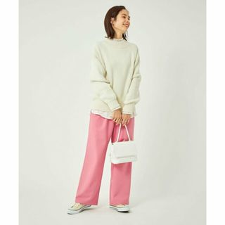 ユナイテッドアローズグリーンレーベルリラクシング(UNITED ARROWS green label relaxing)の【LT.PINK】[ size SHORT / TALLあり ]オルマイパンツ 裏起毛 ワイド -マシンウォッシャブル・ストレッチ・防シワ・帯電防止-(その他)