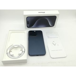 アイフォーン(iPhone)のiPhone15pro ブルーチタニウム　128GB 中古　２台(スマートフォン本体)