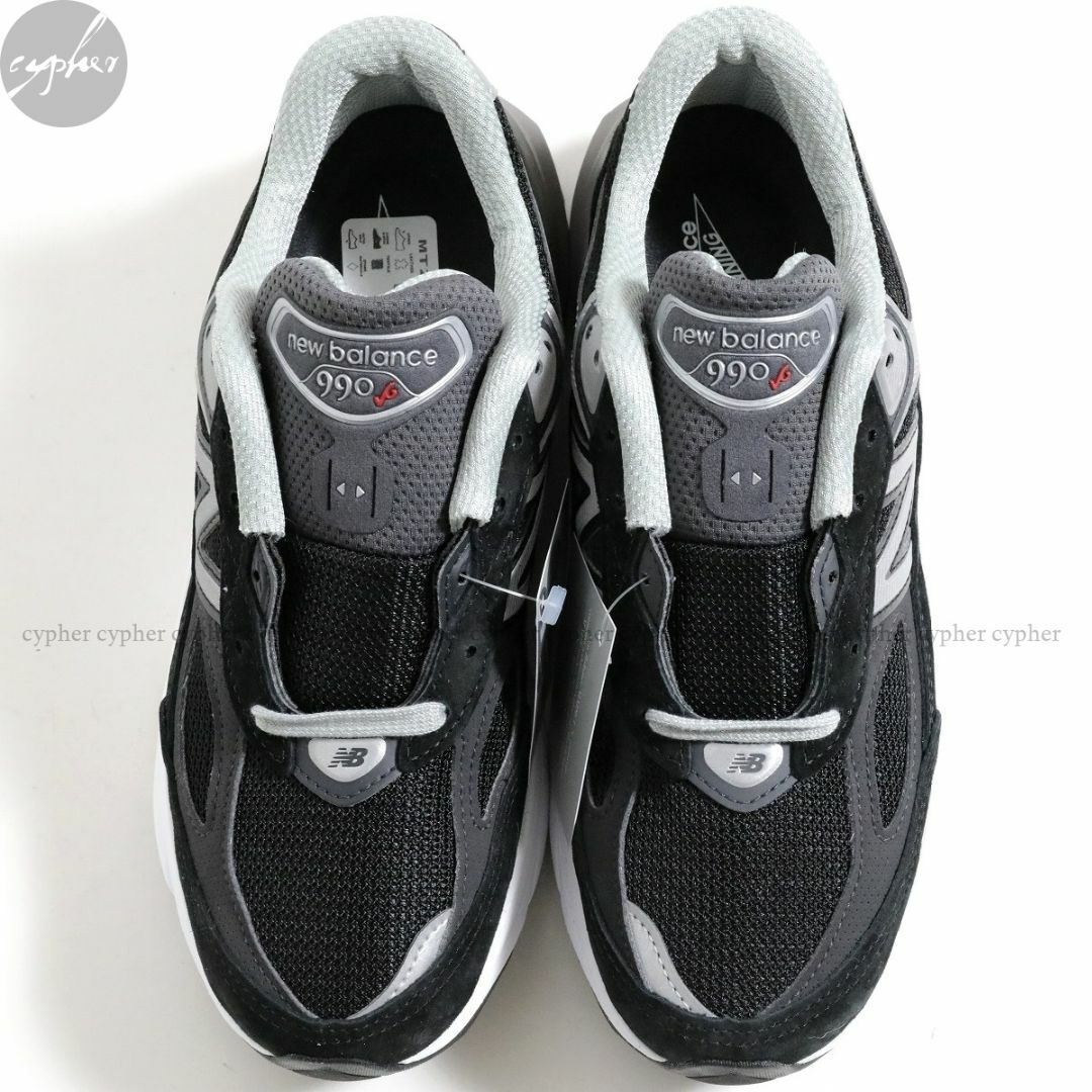 New Balance - 24cm USA製 ニューバランス W990BK6 黒 V6 レザー New Balance - 24cm USA製 ニューバランス W990BK6 黒 V6 レザー