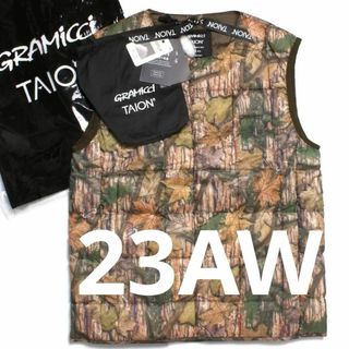 グラミチ(GRAMICCI)の23AW GRAMICCI TAION インナーダウンベスト CAMO XS(ダウンベスト)