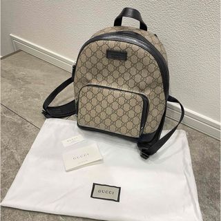 グッチ(Gucci)のグッチ GGスプリーム キャンバス スモール バッグパック   【未使用品】(リュック/バックパック)