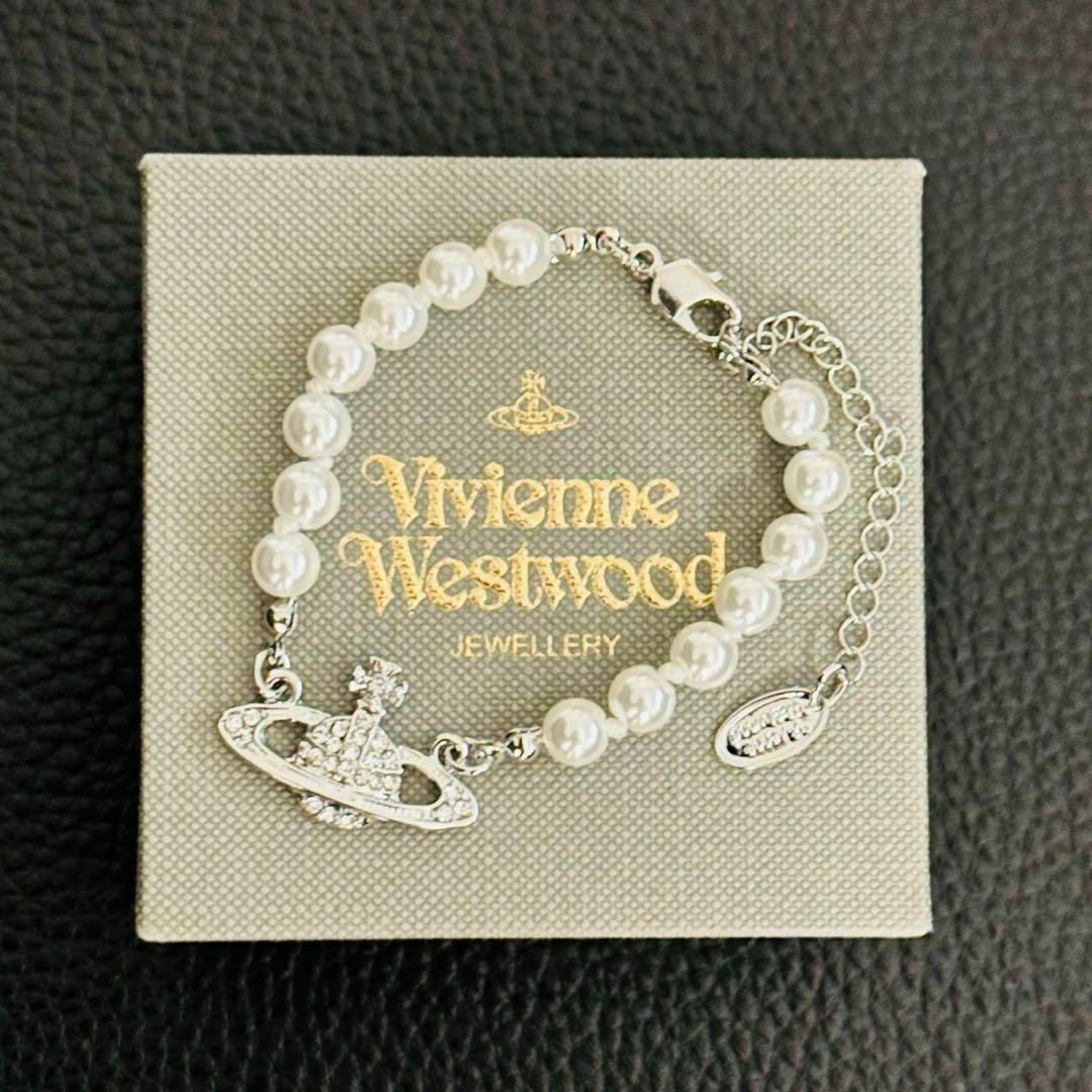 Vivienne Westwood(ヴィヴィアンウエストウッド)のVivienne westwood パール ブレスレット レディース レディースのアクセサリー(ブレスレット/バングル)の商品写真