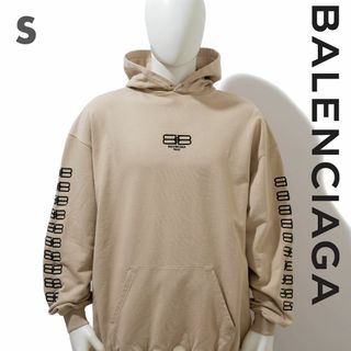 バレンシアガ(Balenciaga)の新品 BALENCIAGA BB刺繍ロゴ パーカー S(パーカー)